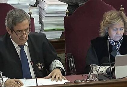 Los fiscales del Tribunal Supremo, Javier Zaragoza y Consuelo Madrigal. | EFE