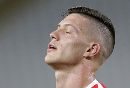 Primer gol de Luka Jovic tras anunciarse su fichaje por el Real Madrid