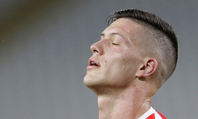 Primer gol de Luka Jovic tras anunciarse su fichaje por el Real Madrid