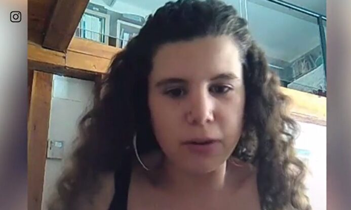 Carla Vigo, en un directo en Instagram | Instagram
