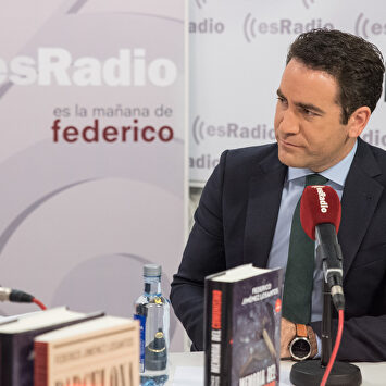 GarcÃa Egea en el estudio de Es la Mañana de Federico. |  LD