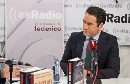 GarcÃa Egea en el estudio de Es la Mañana de Federico. | LD
