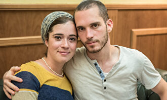 Shira y Amichai Ish-Ran, durante la entrevista. | C.Jorda