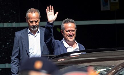Joaquim Forn, a su salida del Ayuntamiento de Barcelona | EFE
