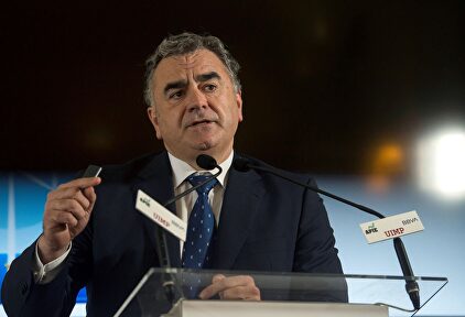 El consejero delegado de BME, Javier Hernani, este lunes | EFE