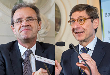 Jordi Gual y José Ignacio Goirigolzarri, este miércoles | Cordon Press