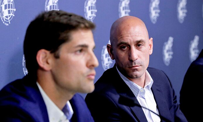 Robert Moreno y Luis Rubiales | EFE