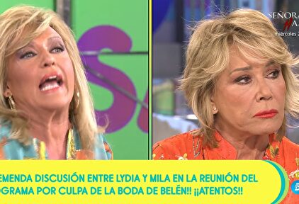 Las colaboradoras, muy encendidas | Mediaset