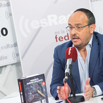 Alejandro Fernández, en esRadio en una imagen de archivo. |  David Alonso Rincón