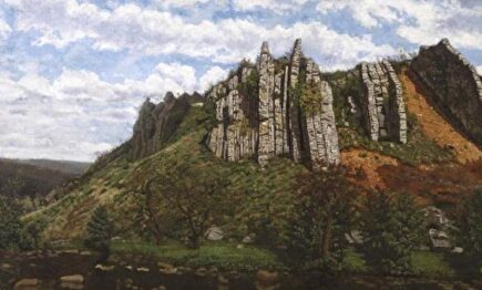 El cuadro 'Paisaje' de Agustín Riancho. | Museo del Prado