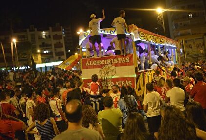 El Algeciras celebra el ascenso a Segunda B | Algeciras C.F.