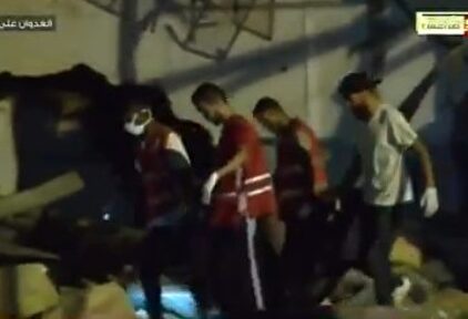 Imagen del rescate de victimas. | Imagen TV