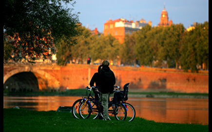 Una vista de Toulouse al atardecer. | Turismo de Toulouse