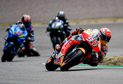 Marc Márquez, campeón en el Gran Premio de Sachsenring. | EFE
