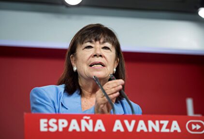 La presidenta del PSOE, Cristina Narbona. | EFE
