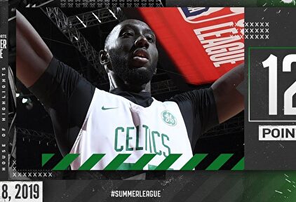 El recital ofensivo y defensivo de Tacko Fall, el pívot de 2,34 que juega en Boston Celtics