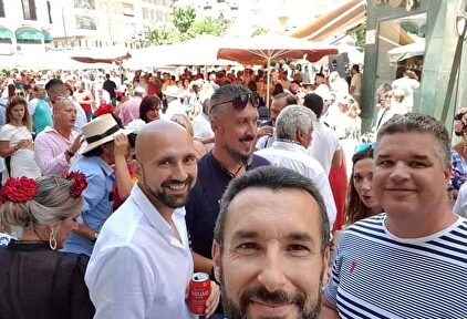 El alcalde en la feria de la Línea | Facebook José Juan Franco