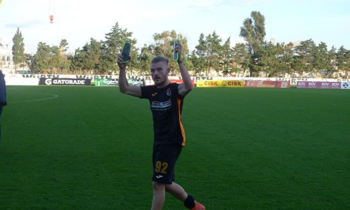 Tulimieri, tras un partido la temporada pasada con el Hamrun Spartans. | Facebook