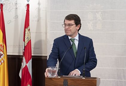 El presidente de la Junta, Alfonso Fernández Mañueco anuncia la composición del Gobierno | Agencia ICAL
