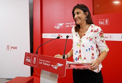 La secretaria de Organización del PSOECyL, Ana Sánchez, analiza los nombramientos del nuevo gobierno de Castilla y León | Agencia ICAL