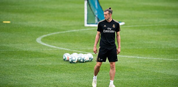 Gareth Bale durante el último entrenamiento en Canadá con el Real Madrid. | EFE