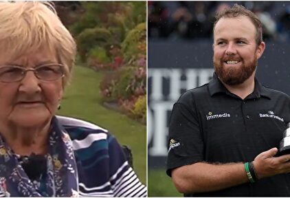 Shane Lowry posa con el trofeo del The Open. | EFE