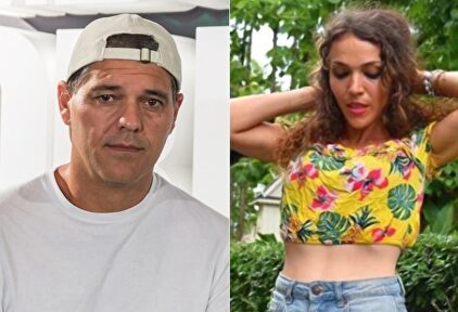 Frank Cuesta y su novia Estefanía | Archivo/Instagram