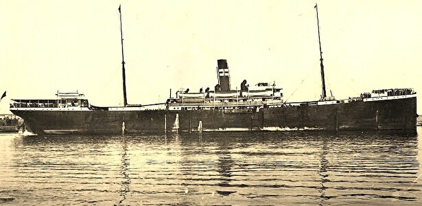 Vapor Valbanera, en 1915. | Wikipedia