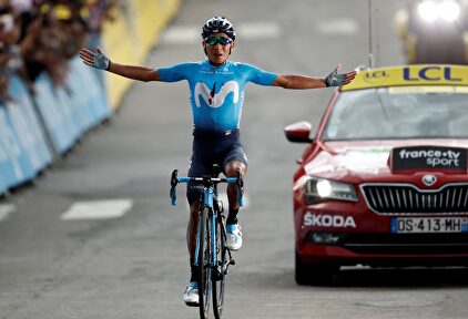Acento colombiano en el Tour: Quintana gana en los Alpes y Bernal ya es segundo