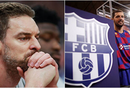 Pau Gasol ganará menos en Portland que Mirotic en el Barça. | Collage