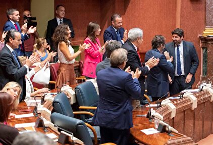 Fernando López Miras en la Asamblea de Murcia | EFE
