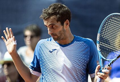 Albert Ramos, durante el torneo de Gstaad. | EFE