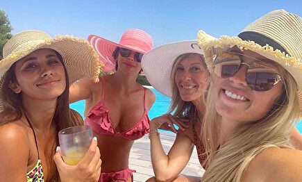 Rocuzzo, Semaan y sus futbolistas, de vacaciones en Ibiza