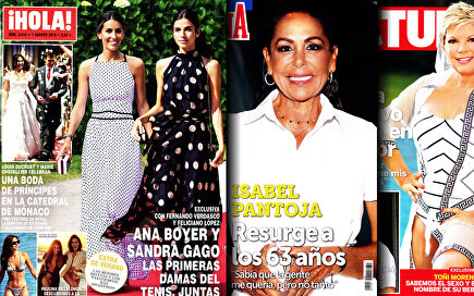 Terelu y sus pezones, protagonistas de la portada de 'Lecturas'