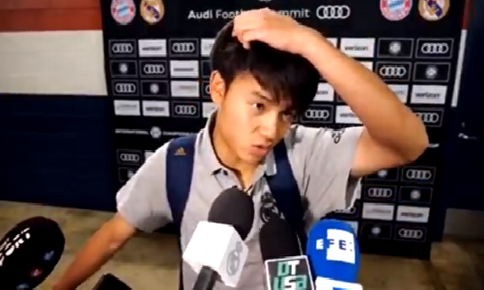 Kubo atiende a la prensa. | Twitter