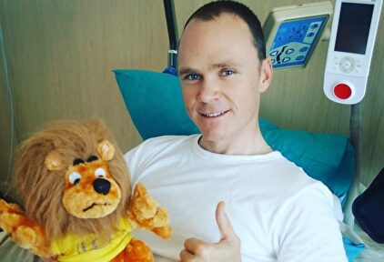 Chris Froome se recupera de sus lesiones. | Twitter