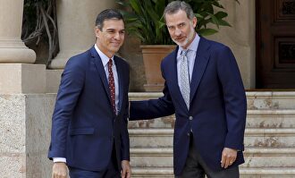 Pedro Sánchez y el Rey | EFE
