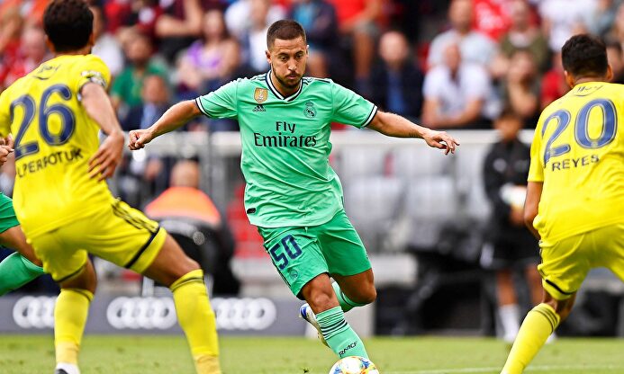 Así fue el golazo de Hazard para inaugurar su cuenta en el Real Madrid
