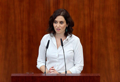 El tremendo final de discurso de Díaz Ayuso denunciando las "medias verdades y falsedades" sobre su familia