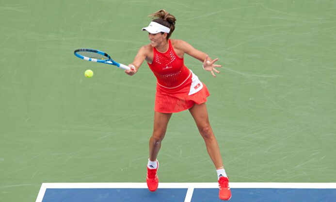 Garbiñe Muguruza cayó en su debut. | Cordon Press