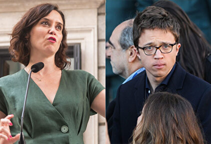 Isabel Díaz Ayuso e Íñigo Errejón. | Cordon Press