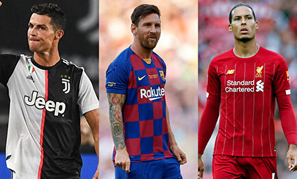 Cristiano, Messi y Van Dijk, candidatos al Jugador del Año de la UEFA. | Collage