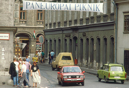 Un cártel que anunciaba el Picnic Paneuropeo en Sopron | Cordon Press