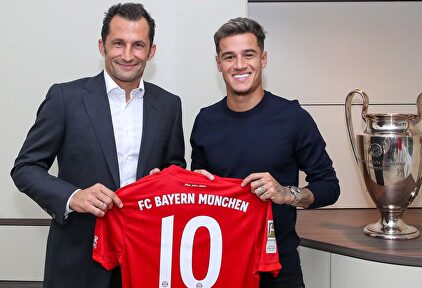 Philippe Coutinho ya posa con la camiseta del Bayern de Múnich. | EFE