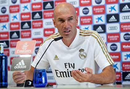 Zidane, en rueda de prensa. | EFE