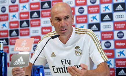 Zidane, en rueda de prensa. | EFE
