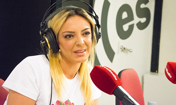 La cantante Merche en esRadio. |  LD