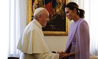 Mar Flores y el Papa | Instagram