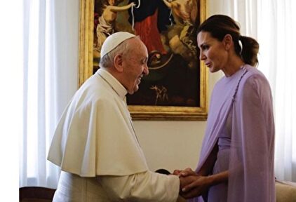 Mar Flores y el Papa | Instagram