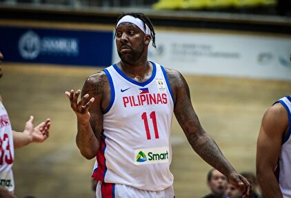 Blatche, durante un partido de clasificación para la Copa del Mundo con Filipinas | FIBA